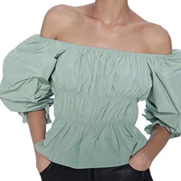 NEW ZARA STRETCH TOP - Picture 3 of 6